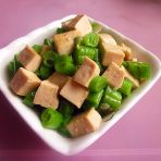 骨汤豆角炖豆腐