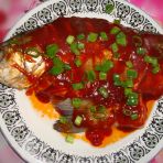 茄汁海鲈鱼
