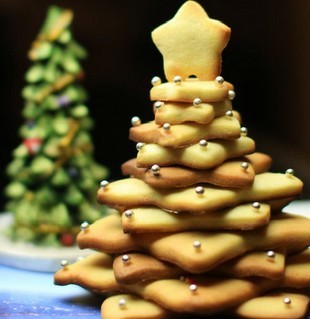 圣诞树饼干