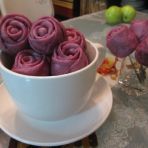 紫玫瑰馒头的做法