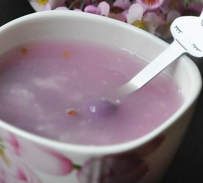 紫薯桂花汤圆