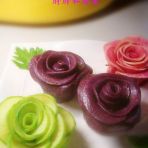 紫薯玫瑰花的食谱封面